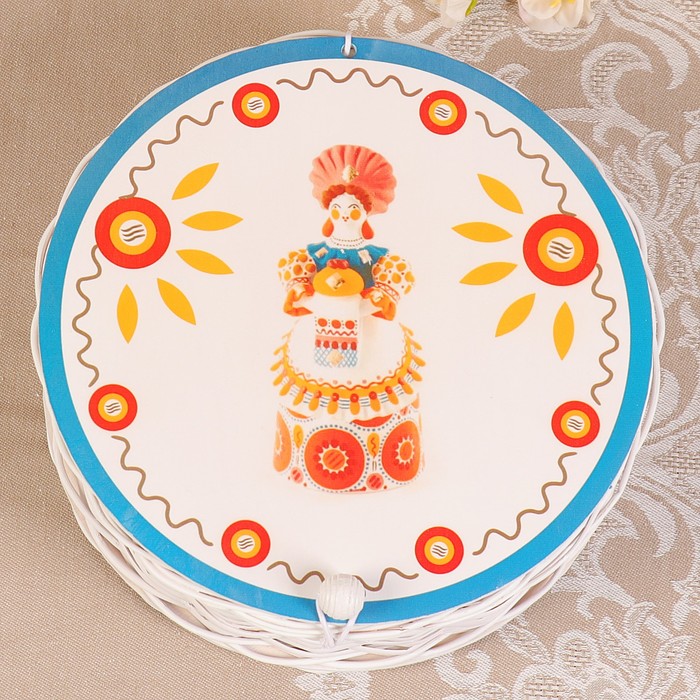 Футляр подарочный «Дымка», 21х21х6 см, ива