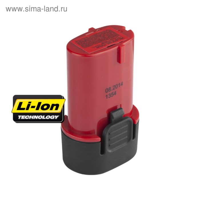 фото Батарея аккумуляторная "зубр" закб-7.2 l15, li-ion, 1.5 а/ч, 7.2 в, для зо-7.2-ли кн