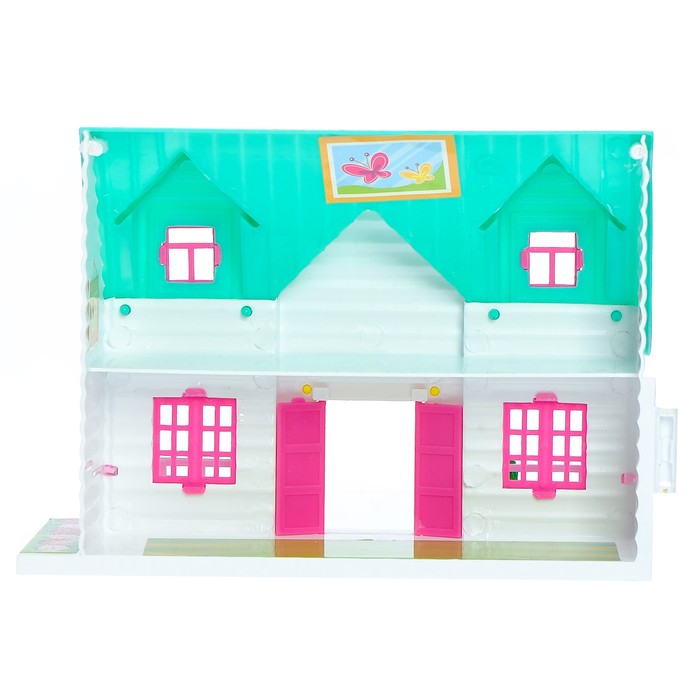 Дом для кукол с фигурками и мебелью, МИКС