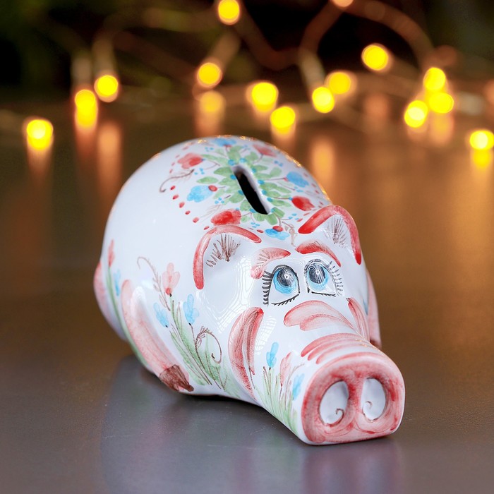 Копилка "Хрюня" 20 см майолика