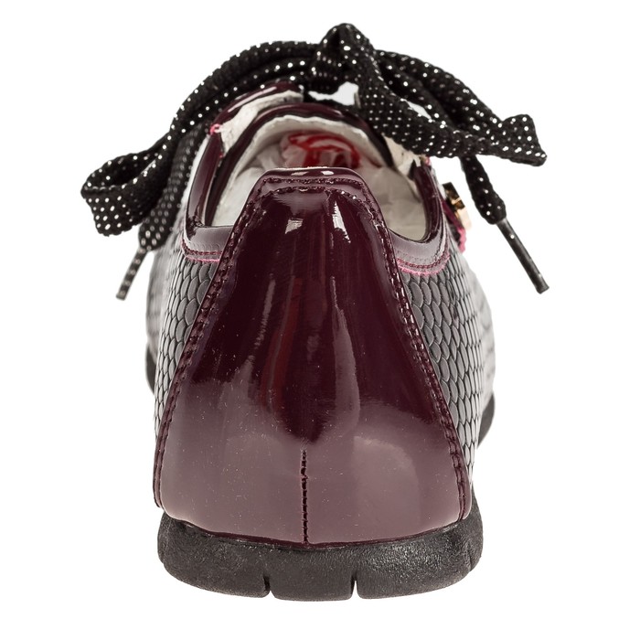 Полуботинки для девочек арт. SC-21434 (бордовый) (р. 36)