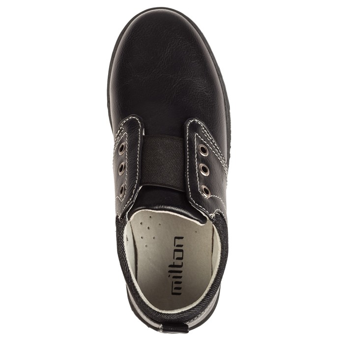 Полуботинки школьные для мальчиков арт. SB-22405 (чёрный) (р. 33)