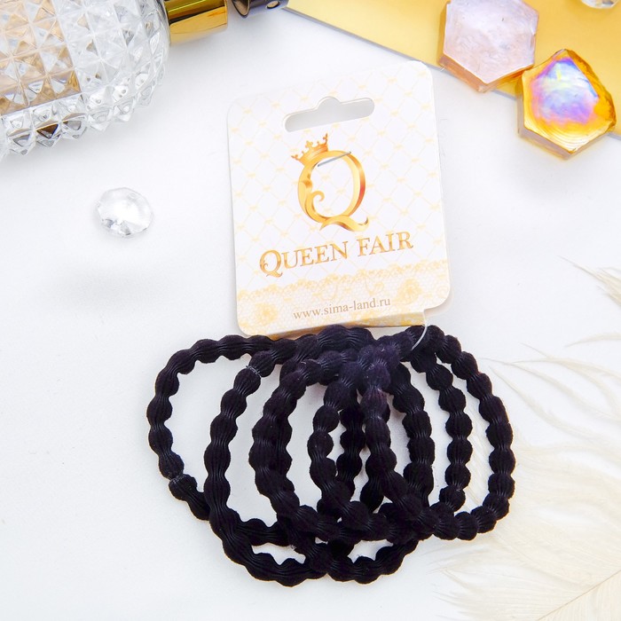 Резинка для волос "Классика" набор 6 шт косичка