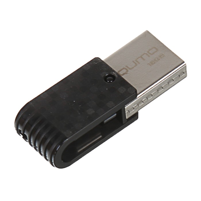 Флешка USB OTG Qumo Hybrid 2, USB 3.0, 16 Гб