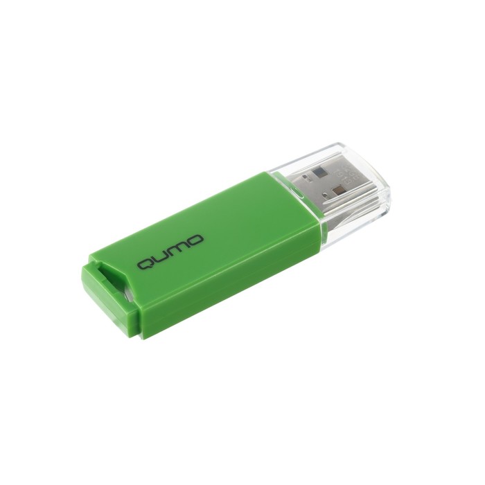 Флешка USB Qumo Tropic 32 Гб, зеленая
