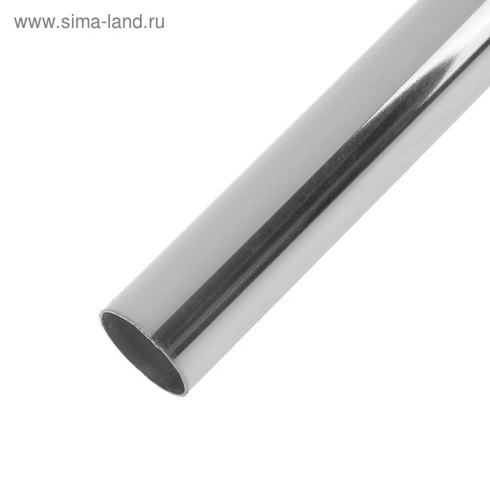Труба, 3 м, d=25 мм, сталь 0.7 мм, цвет хром труба 3 м d 16 мм сталь 0 7мм цвет хром