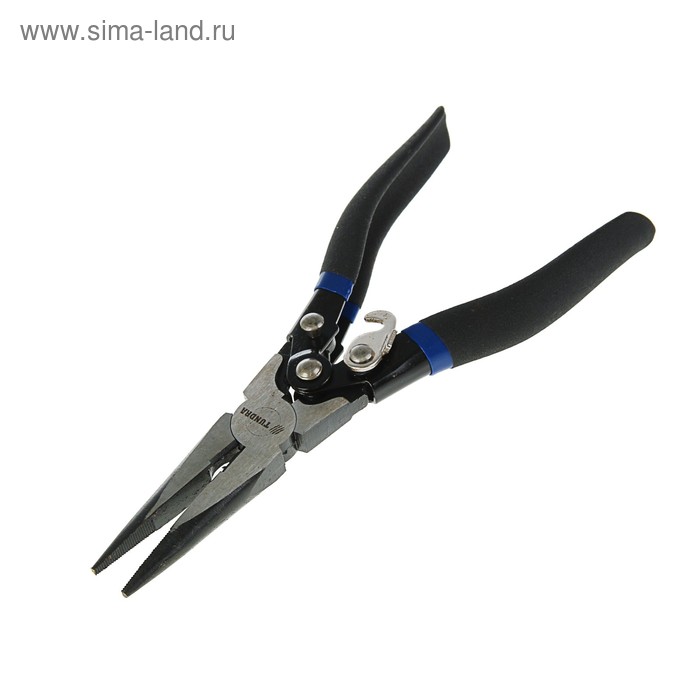 

Длинногубцы ТУНДРА, двойной рычажный механизм, CrV, 200 мм