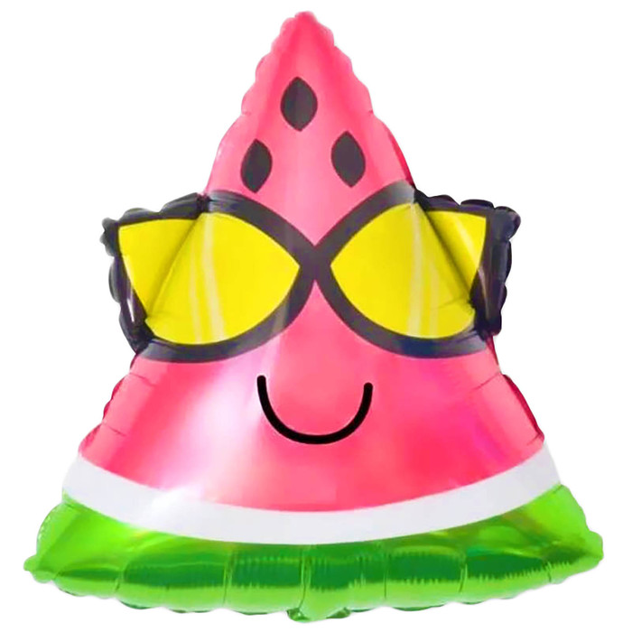 Шар фольгированный "Арбуз в очках" 20"