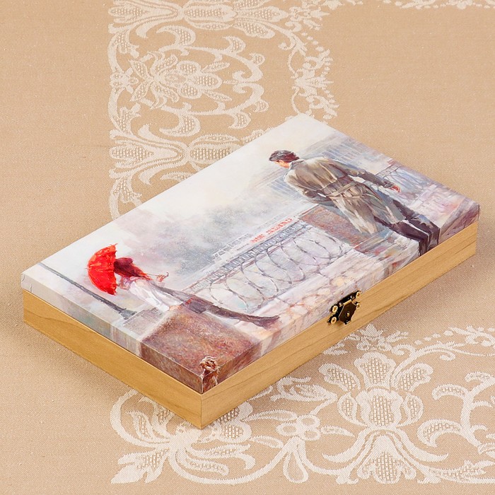 Купюрница-шкатулка "Осень", 25х15х3,5 см, светлая