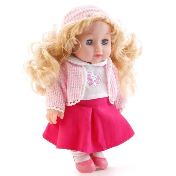 Интерактивная кукла "Карапуз", произносит стихи и песни А. Барто, 30 см