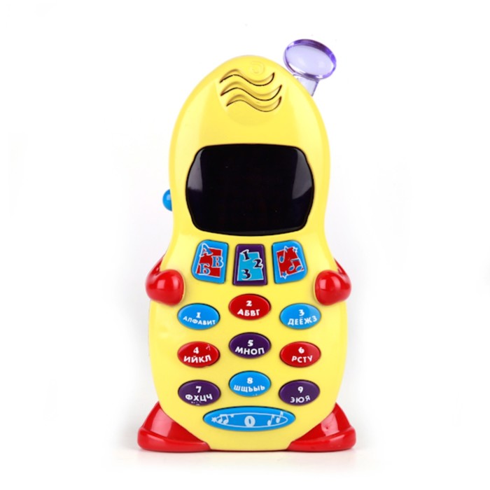 Обучающий телефон "Винни-пух", 3 режима, 5 песен, световые эффекты