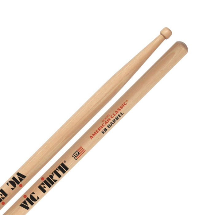 Барабанные палочки VIC FIRTH 5B 5B с деревянным наконечником, гикори