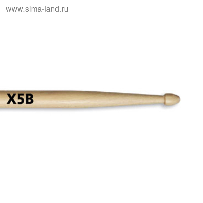 

Барабанные палочки VIC FIRTH X5B тип Extreme 5B с деревянным наконечником, гикори