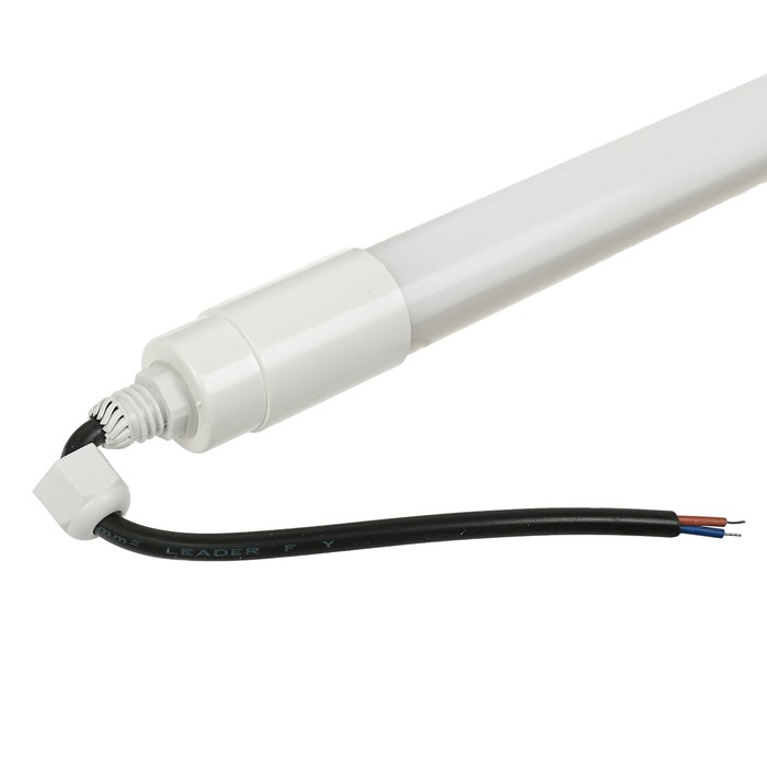 Лампа-светильник светодиодная Luazon T8, 18Вт, IP65, 1200 мм, 220 В, красный свет