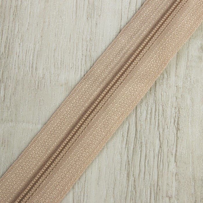 Молния рулонная, спираль, №3, 100м, цвет слоновая кость