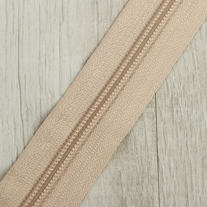 Молния рулонная, спираль, №7, 100м, цвет слоновая кость