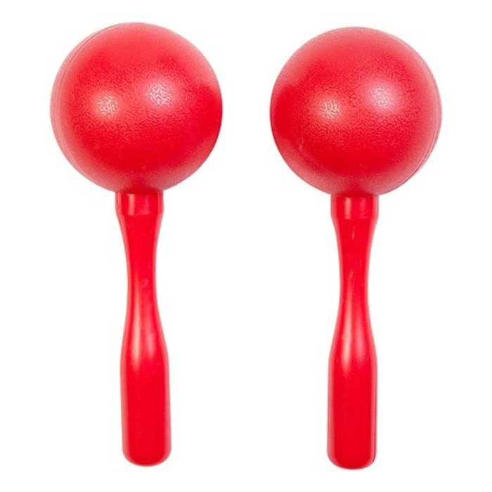 Маракасы FLIGHT FMP-21RD пластиковые, красные, размер: 21х6см, состав: пластик