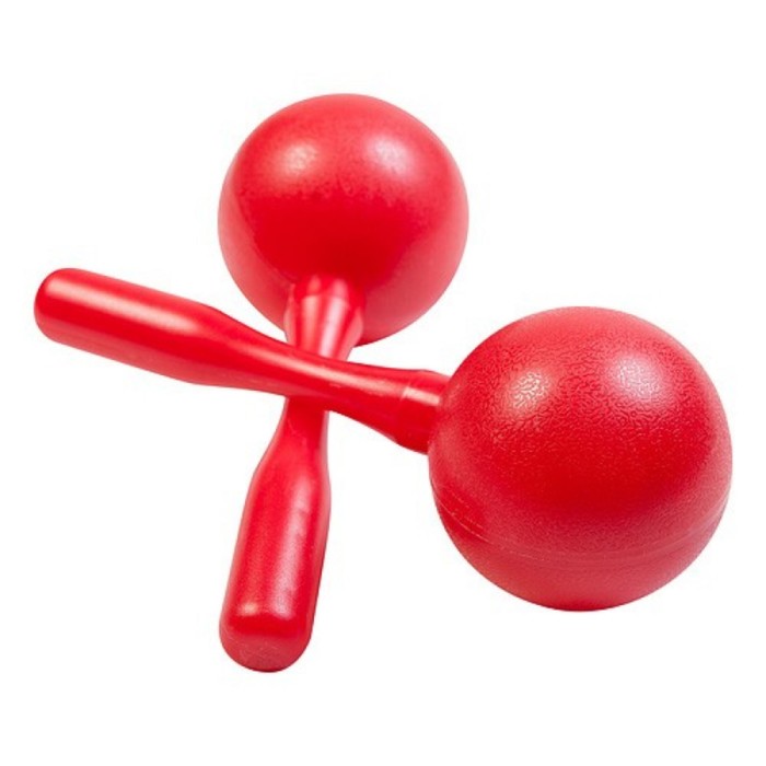 Маракасы FLIGHT FMP-21RD пластиковые, красные, размер: 21х6см, состав: пластик