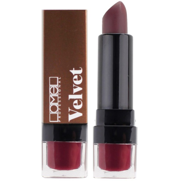 Помада для губ Lamel Velvet матовая 02 виноград, 4 г