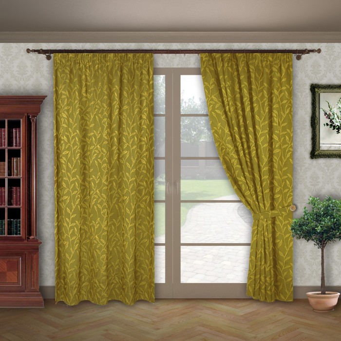 Шторы "Тандем Экстра", размер 200х280 см-2 шт., 2 подхвата, цвет 717