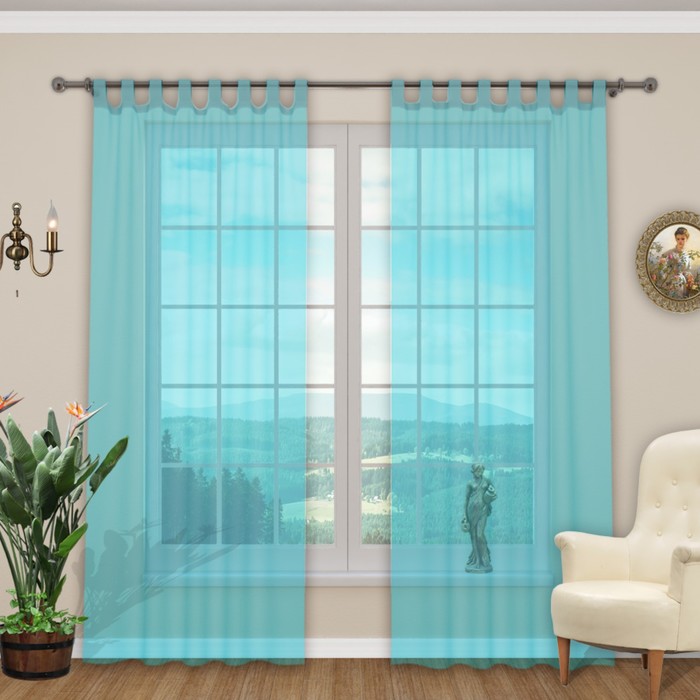 Шторы "Прима", размер 150х260 см-2 шт., цвет 130