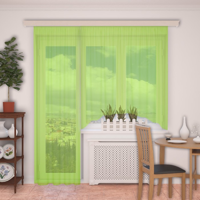 Шторы "Волна", размер 150х260 см-1 шт., 300х160 см-1 шт., цвет 136