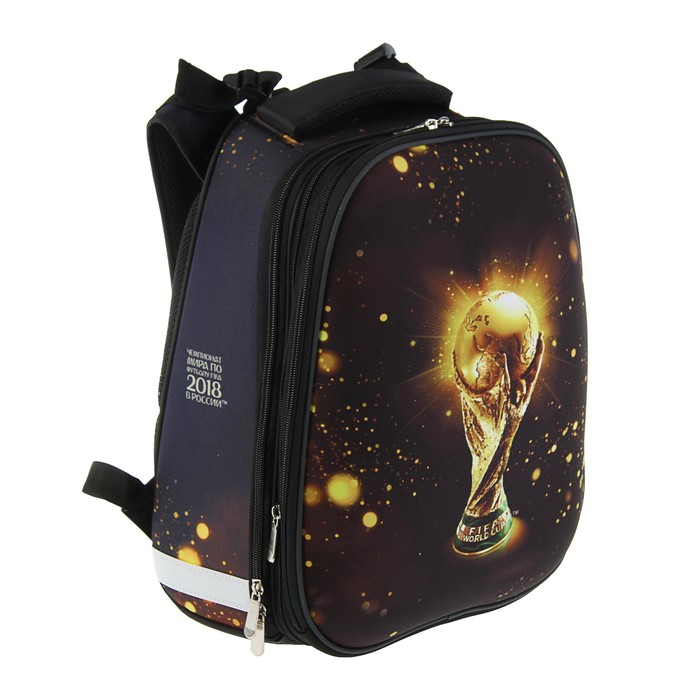 Рюкзак эргономичный «ЧМ по футболу 2018. Золотой кубок», 2 отделения на молнии