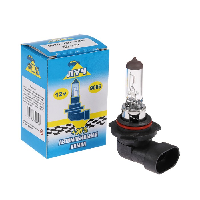 Галогенная лампа "ЛУЧ", НВ4/9006, 12 В, 55 Вт