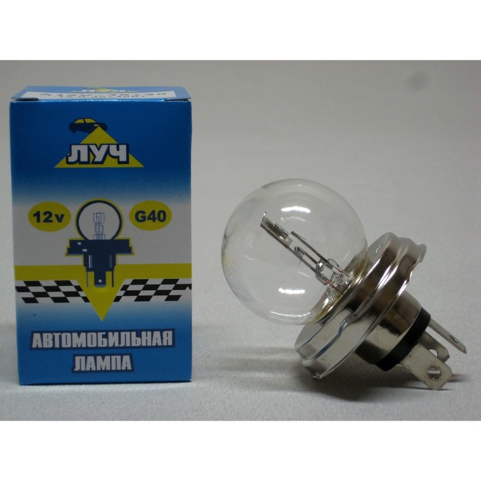 Галогенная лампа "ЛУЧ", R2, 12 В, 45/40 Вт