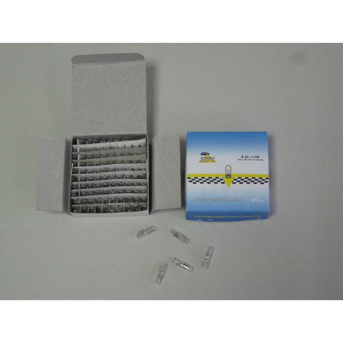 Галогенная лампа "ЛУЧ", T5, 24 В, 1,2 Вт