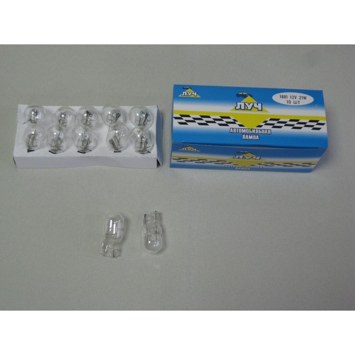 Галогенная лампа "ЛУЧ", W21W, 12 В, 21 Вт