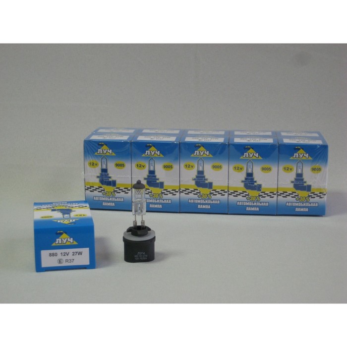 Галогенная лампа "ЛУЧ", Н27/1(880), 12 В, 27 Вт