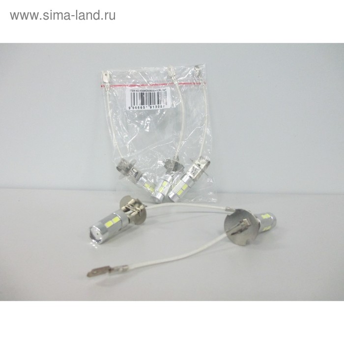 фото Светодиодная лампа ks-auto, h3, 12 в, 8 smd 5630+1cree, белая