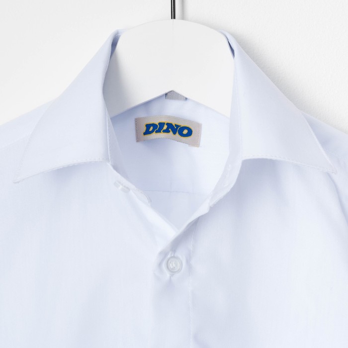 Сорочка для мальчика, размер 29, рост116-122см, цвет белый CVC2