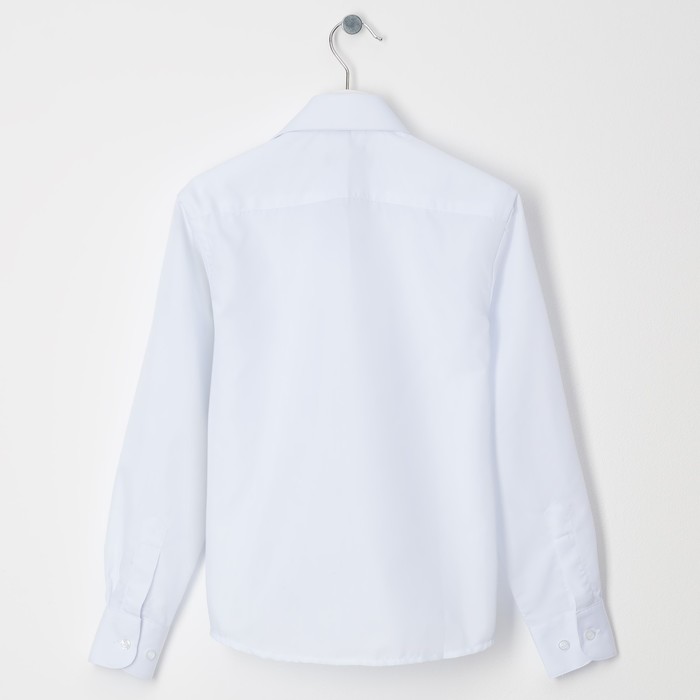 Сорочка для мальчика, размер 29, рост116-122см, цвет белый CVC2