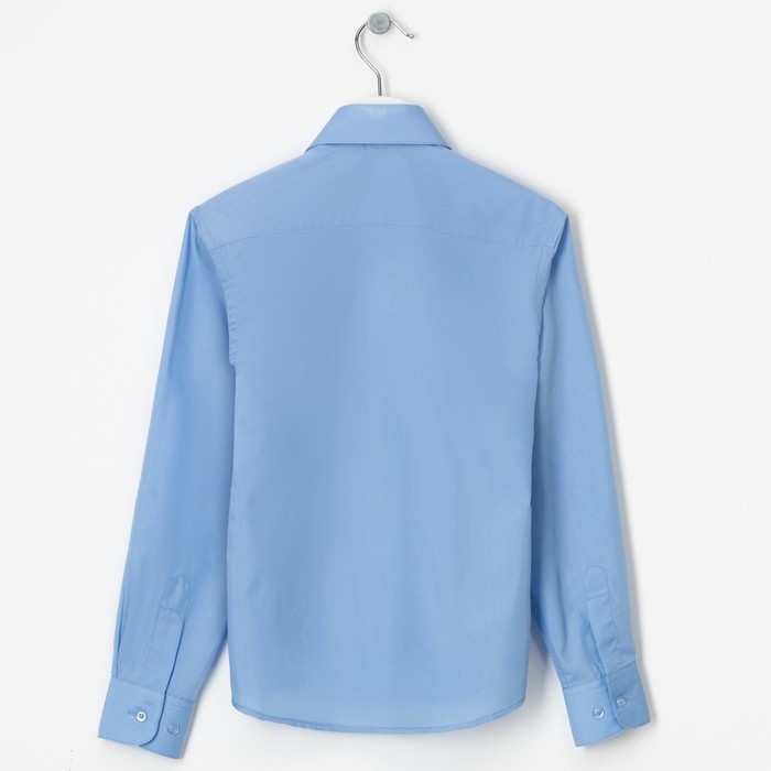 Сорочка для мальчика, размер 36, рост158-164см, цвет голубой CVC23