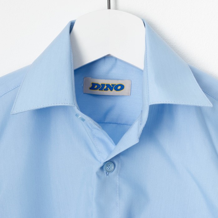 Сорочка для мальчика, размер 29, рост116-122см, цвет светло- голубой CVC27