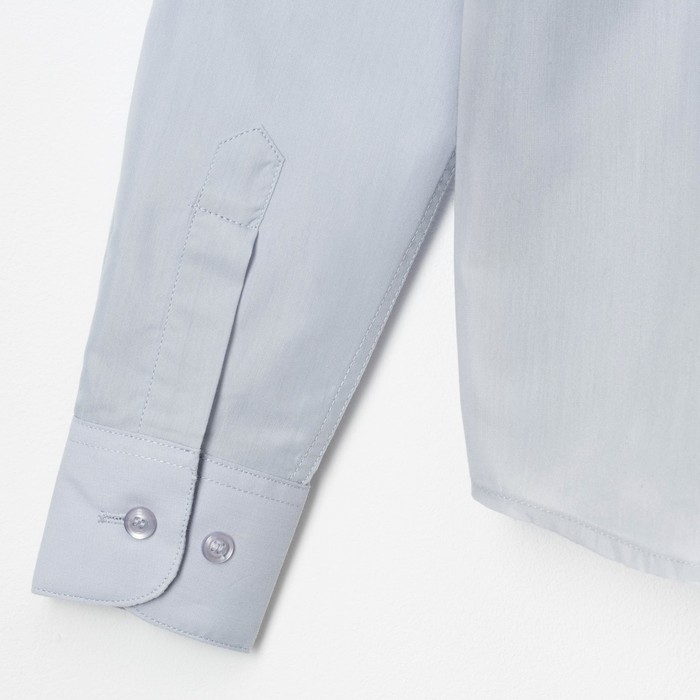 Сорочка для мальчика, размер 34 , рост146-152 см, цветсерый CVC51