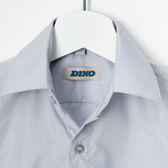 Сорочка для мальчика, размер 31, рост128-134 см, цвет серый CVC51