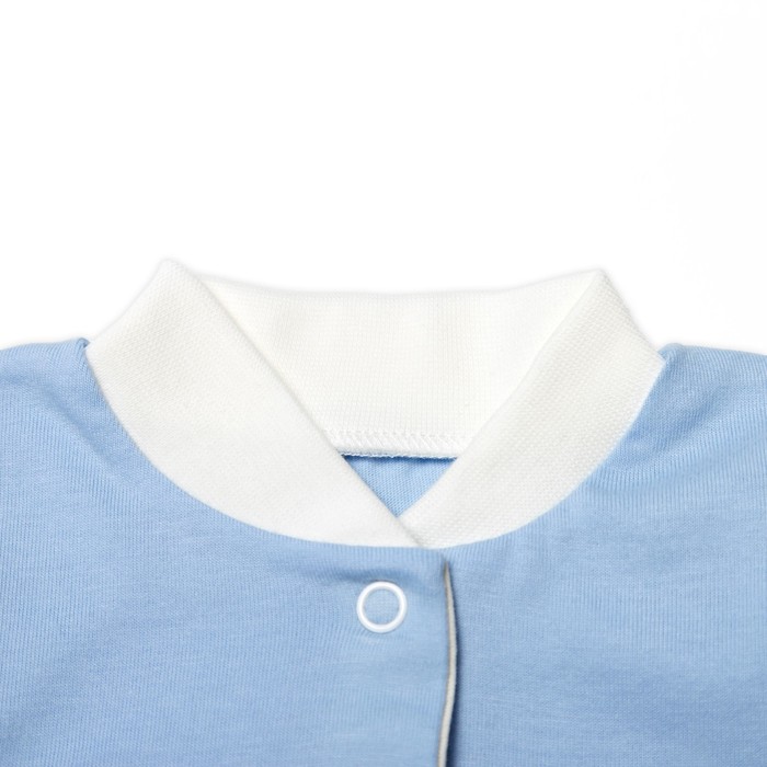 Кофточка для мальчика рост 56 см, цвет голубой