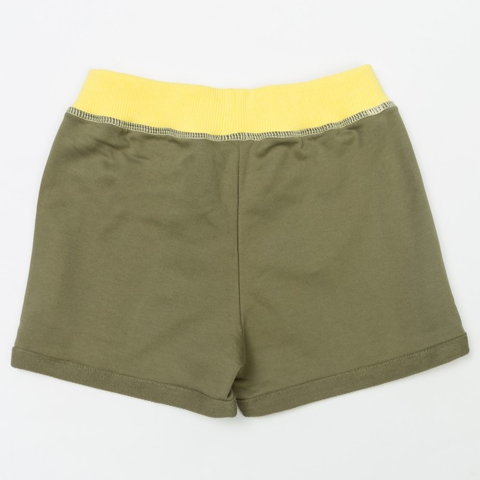 Шорты для девочки, рост 134 см, цвет тёмный хаки