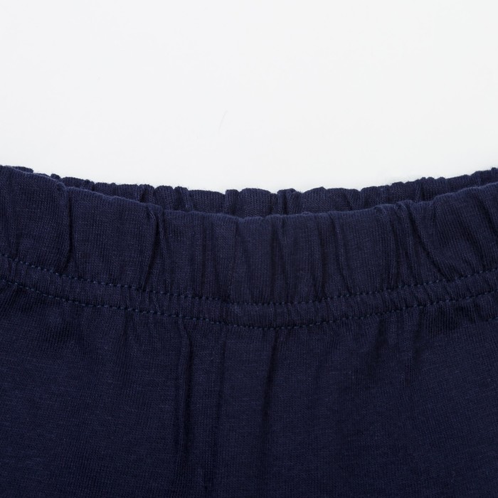 Шорты для девочки, рост 98 см, цвет тёмно-синий