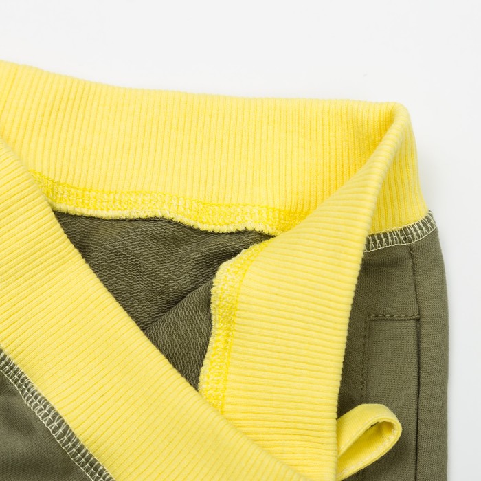 Шорты для девочки, рост 116 см, цвет тёмный хаки