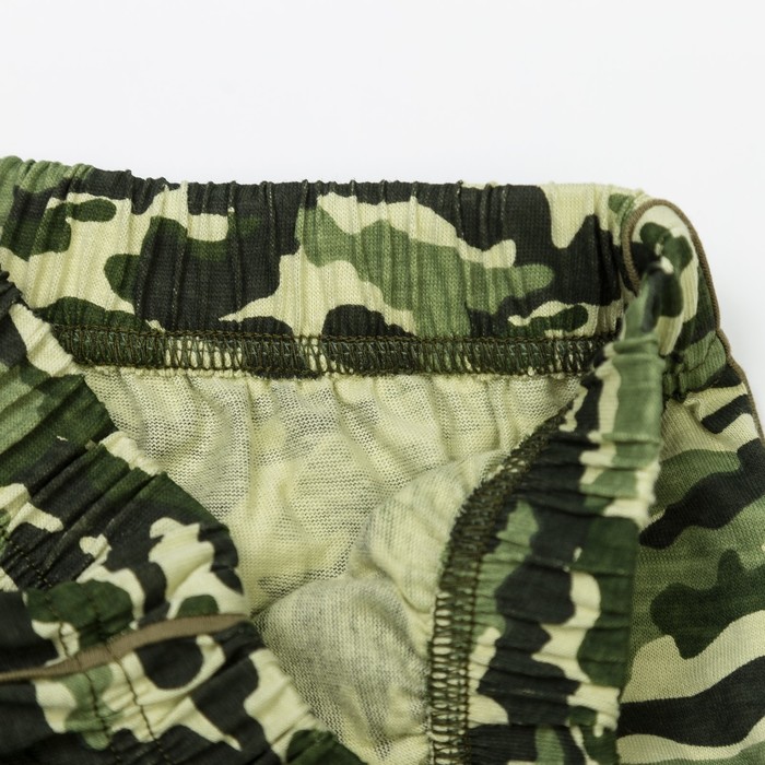 Шорты для мальчика, рост 122 см, цвет камуфляж