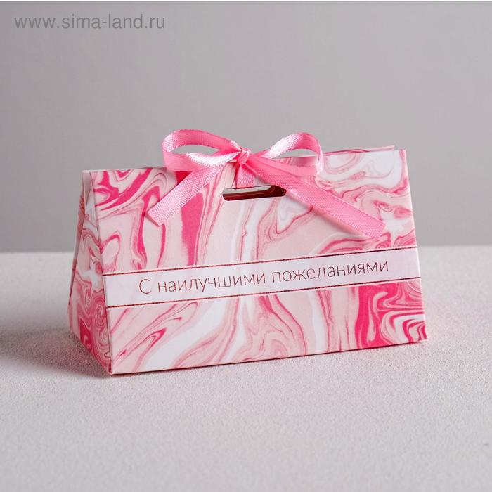 

Бонбоньерка «С наилучшими пожеланиями», 10 × 5,5 × 5 см