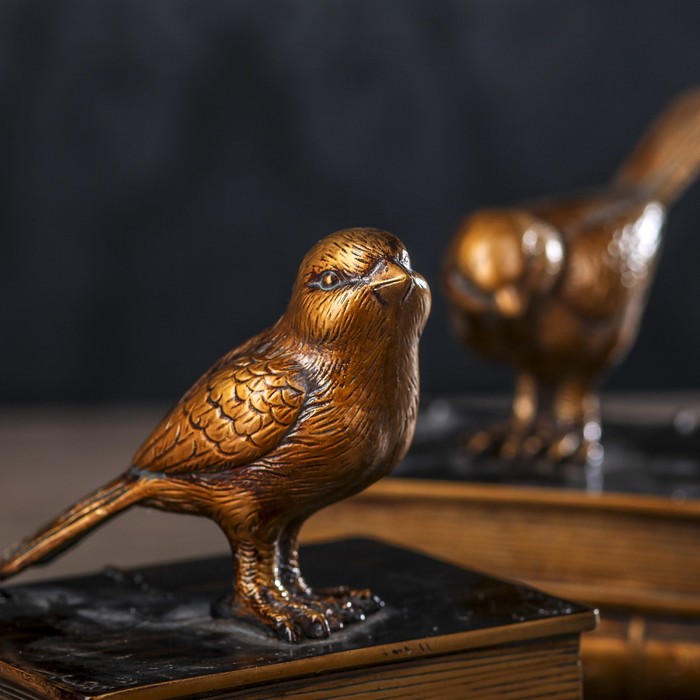 Держатели для книг "Скворцы" набор 2 шт 14,5х11х12,5 см