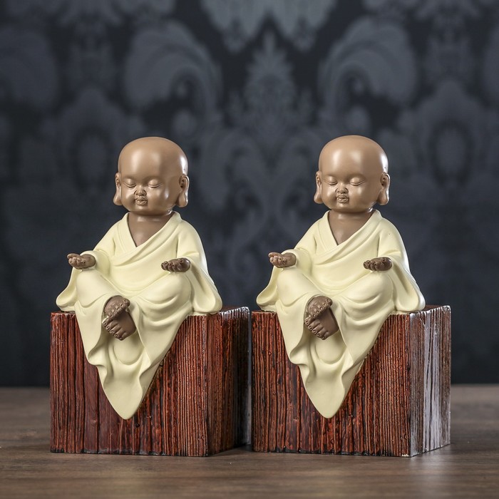Держатели для книг "Маленький будда" набор 2 шт 22х11,5х12,5 см
