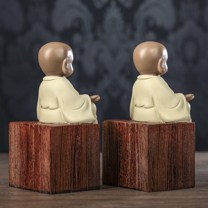 Держатели для книг "Маленький будда" набор 2 шт 22х11,5х12,5 см