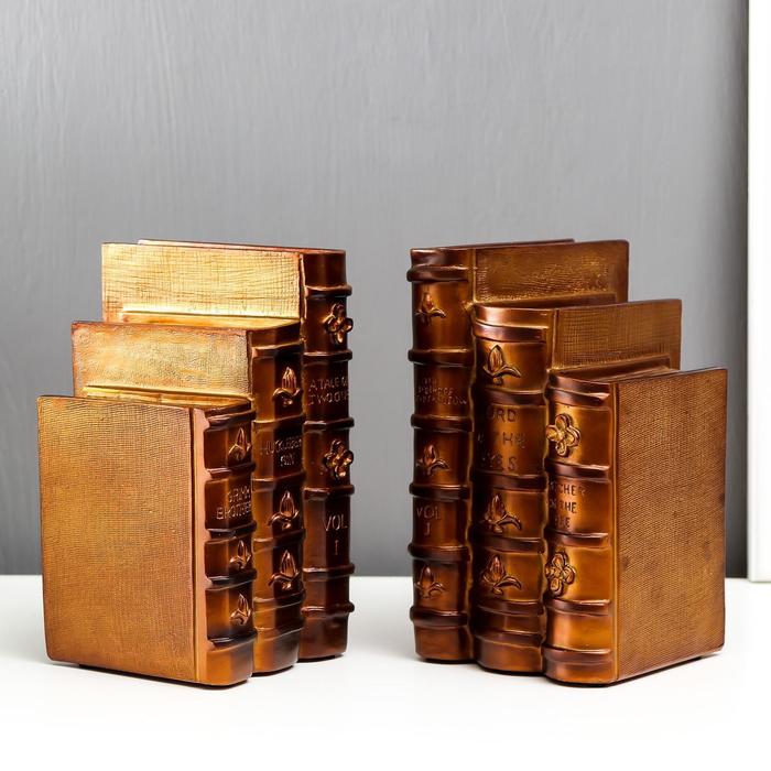 Держатели для книг "Собрание сочинений" набор 2 штуки 21х12х14 см