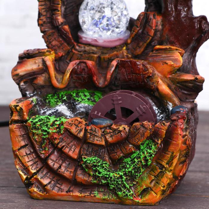 Фонтан "Маленькая пещера" 11х13х19 см (с подсветкой)